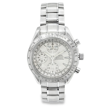 Omega Speedmaster Day Date Chrono Silver Dial Watch